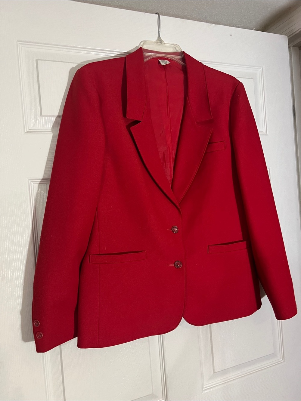 Unk Red Classic Tailored Blazer